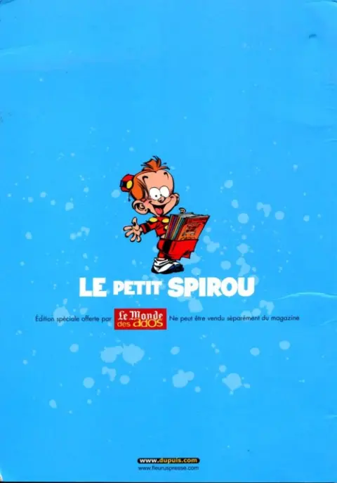 Verso de l'album Le Petit Spirou Mes pires gags La compil' qui déchire
