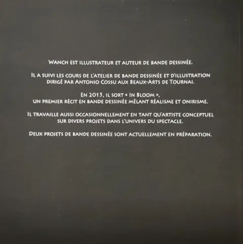 Verso de l'album Wanch