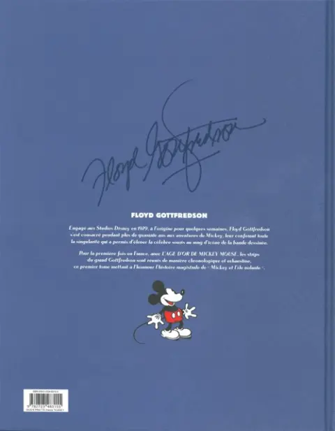 Verso de l'album L'âge d'or de Mickey Mouse Tome 1 L'Île volante et autres histoires (1936-1937)