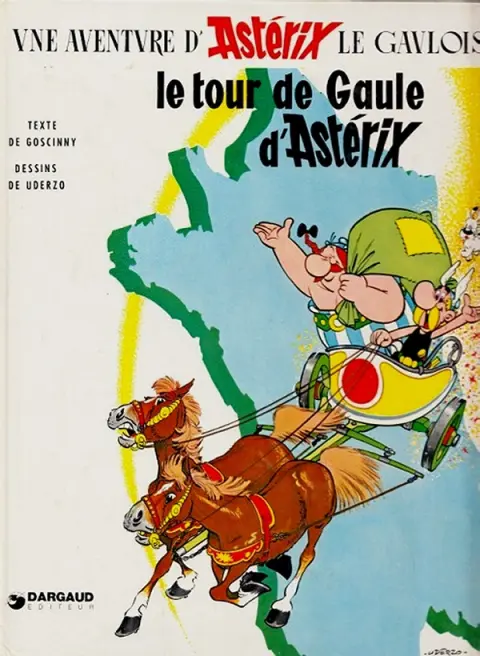 Couverture de l'album Astérix Tome 5 Le tour de Gaule d'Astérix