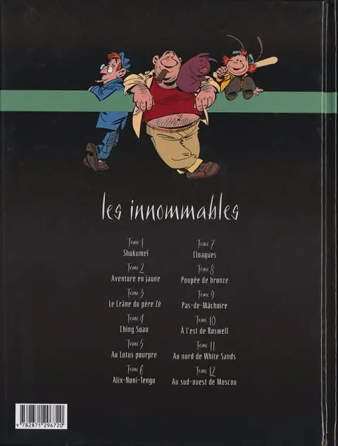 Verso de l'album Les Innommables Tome 12 Au Sud-Ouest de Moscou