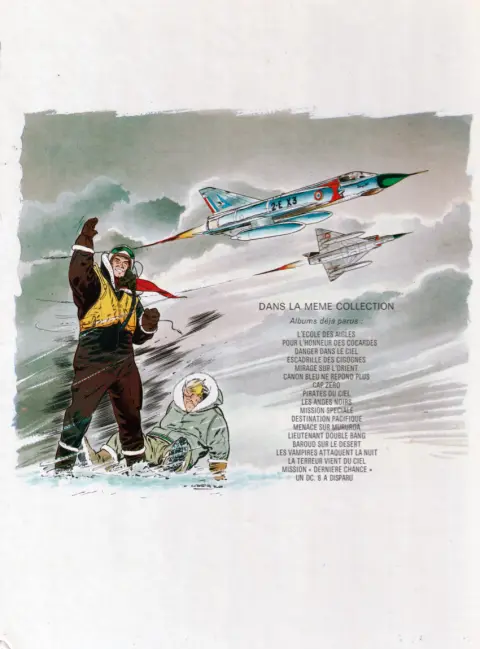 Verso de l'album Tanguy et Laverdure Tome 12 Menace sur Mururoa