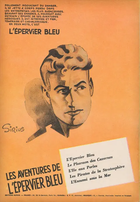 Verso de l'album L'Épervier bleu Tome 6 La vallée interdite
