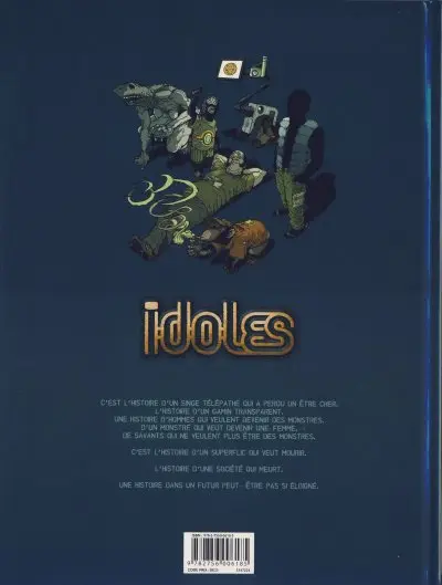 Verso de l'album Idoles Tome 3 Délivrance