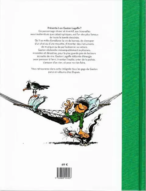 Verso de l'album Gaston L'intégrale