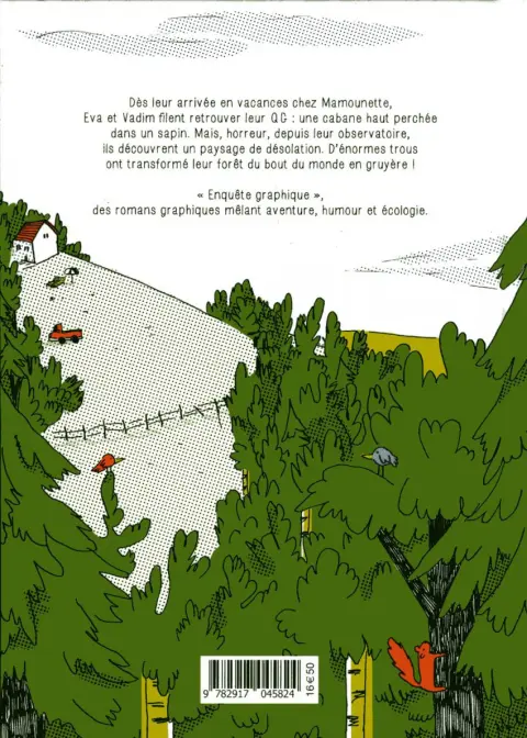 Verso de l'album S.O.S. forêt en détresse