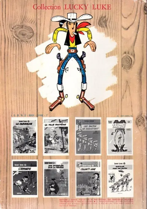 Verso de l'album Lucky Luke Tome 29 Des barbelés sur la prairie
