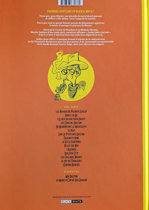 Verso de l'album Lucky Luke Tome 27 Le 20ème de cavalerie