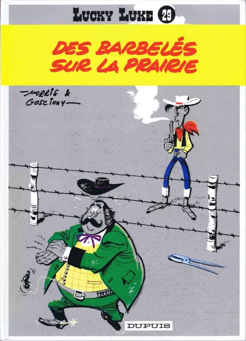 Couverture de l'album Lucky Luke Tome 29 Des barbelés sur la prairie