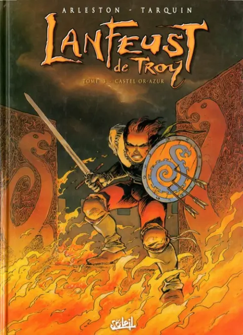 Couverture de l'album Lanfeust de Troy Tome 3 Castel Or-Azur