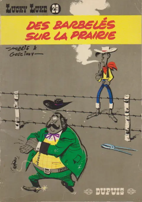 Couverture de l'album Lucky Luke Tome 29 Des barbelés sur la prairie