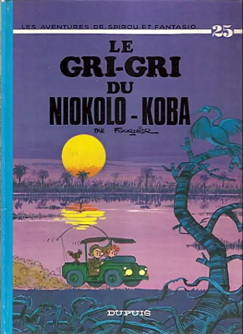 Couverture de l'album Spirou et Fantasio Tome 25 Le gri-gri du Niokolo-Koba