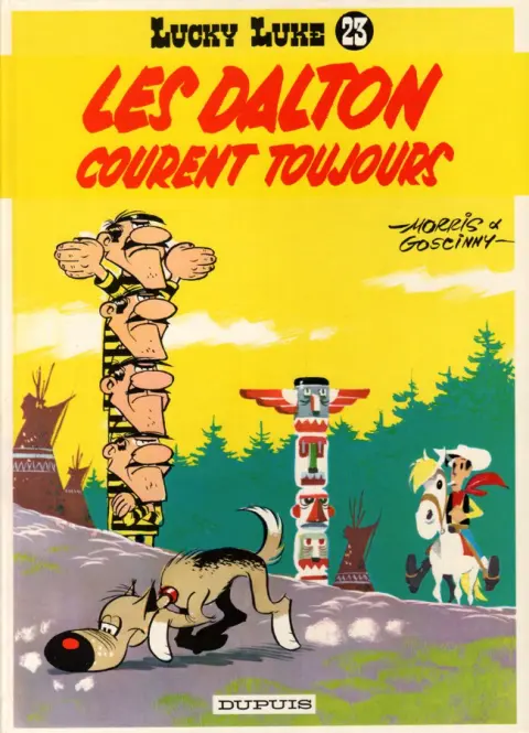 Couverture de l'album Lucky Luke Tome 23 Les Dalton courent toujours