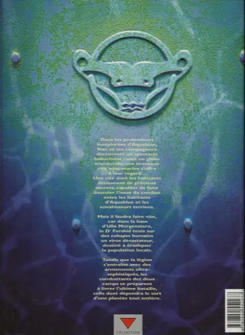 Verso de l'album Aquablue Tome 5 Projet Atalanta