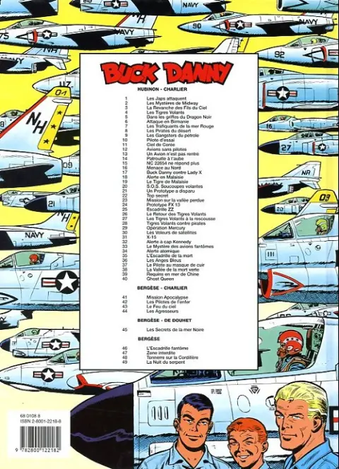 Verso de l'album Buck Danny Tome 46 L'escadrille fantôme
