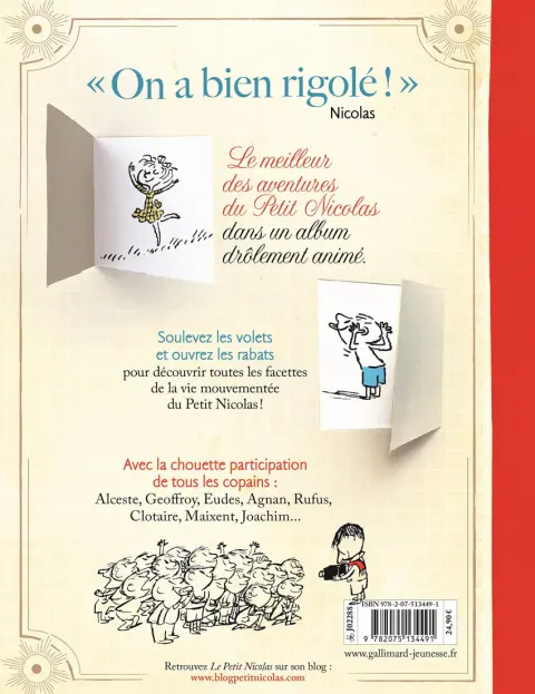 Verso de l'album Le Petit Nicolas Le Grand Livre du Petit Nicolas