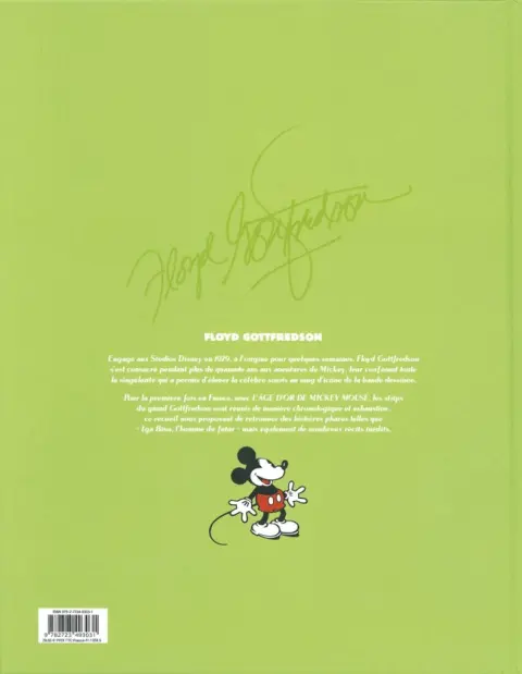 Verso de l'album L'âge d'or de Mickey Mouse Tome 7 Iga biva, l'homme du futur et autres histoires (1946 - 1948)