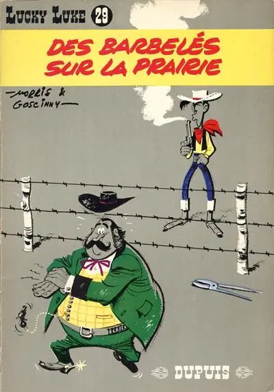 Couverture de l'album Lucky Luke Tome 29 Des barbelés sur la prairie