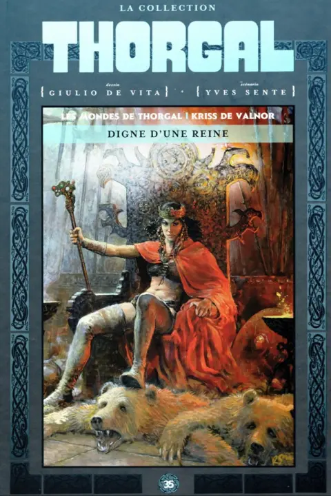 Couverture de l'album Thorgal - La collection Tome 35 Digne d'une reine