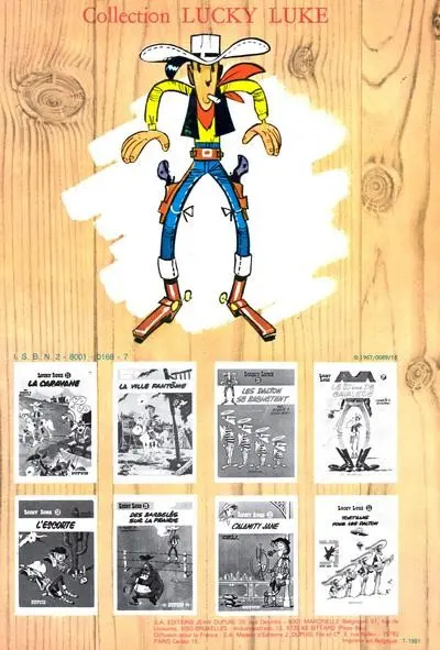 Verso de l'album Lucky Luke Tome 29 Des barbelés sur la prairie