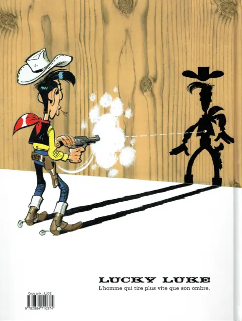 Verso de l'album Lucky Luke Tome 52 Fingers