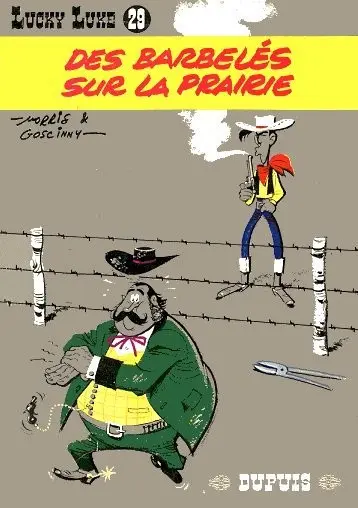 Couverture de l'album Lucky Luke Tome 29 Des barbelés sur la prairie