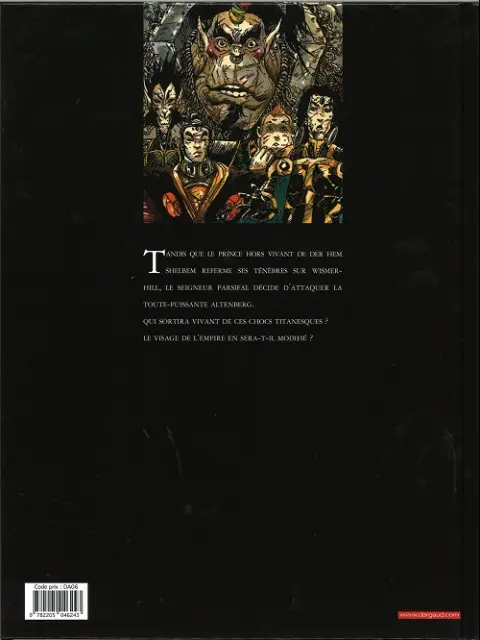 Verso de l'album Chroniques de la Lune Noire Tome 8 Le Glaive de justice
