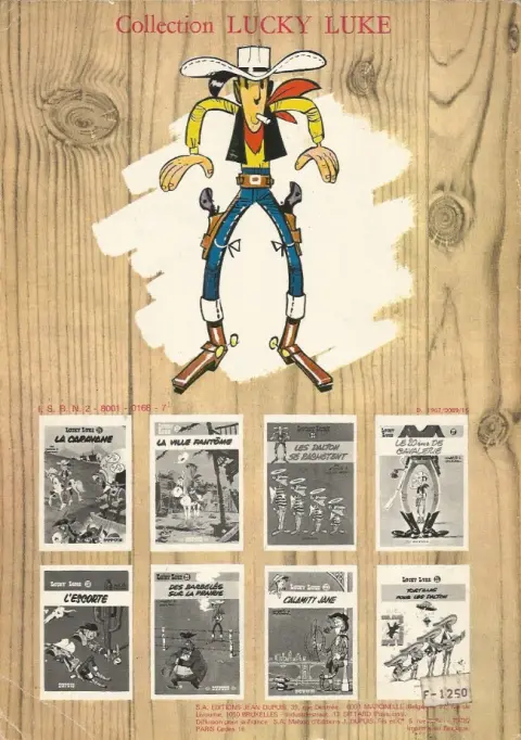 Verso de l'album Lucky Luke Tome 29 Des barbelés sur la prairie