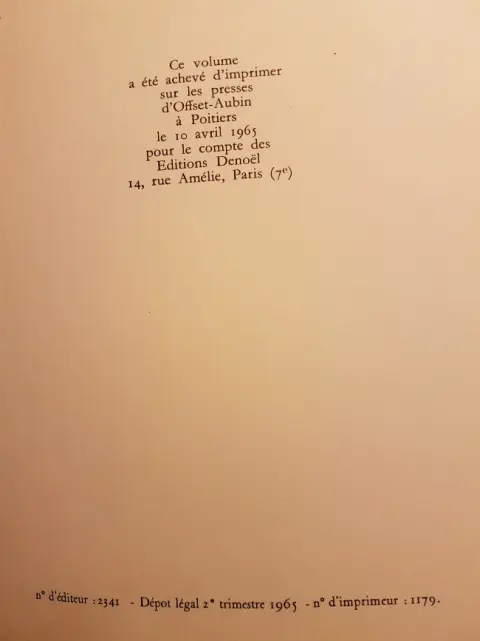 Verso de l'album Monsieur Lambert