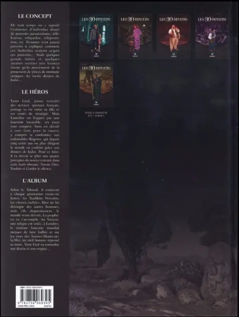 Verso de l'album Les 30 deniers Tome 5 La 36e Tsadik