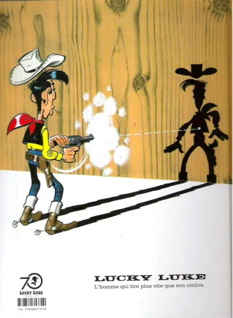 Verso de l'album Lucky Luke Tome 43 Le cavalier blanc