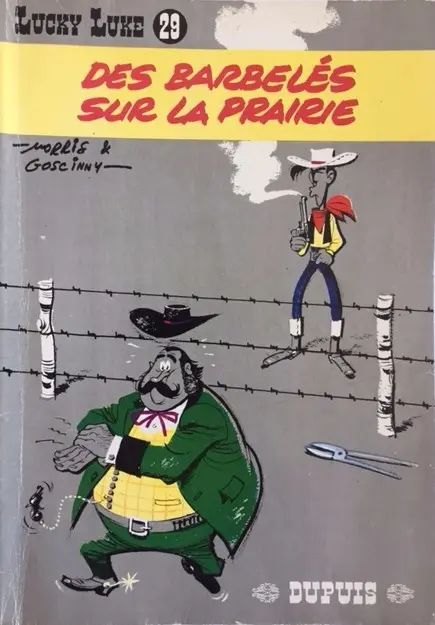 Couverture de l'album Lucky Luke Tome 29 Des barbelés sur la prairie