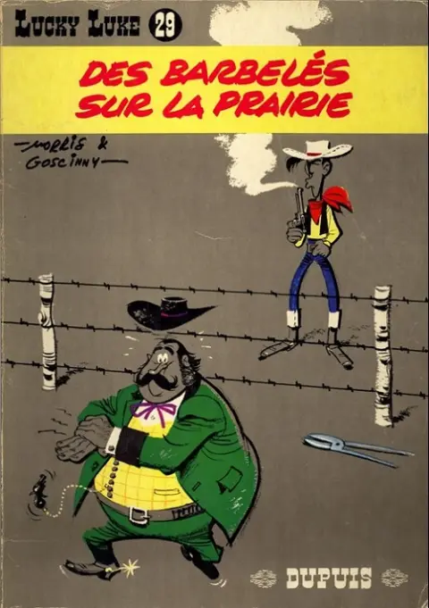 Couverture de l'album Lucky Luke Tome 29 Des barbelés sur la prairie