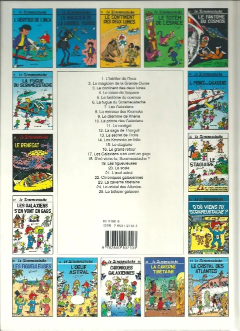 Verso de l'album Le Scrameustache Tome 9 Le dilemme de Khéna