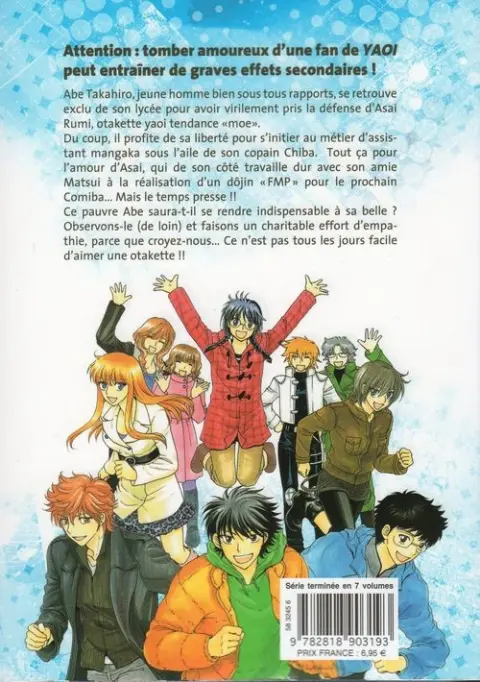 Verso de l'album Otaku girls 7