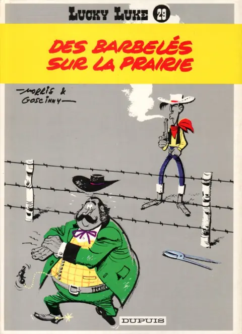 Couverture de l'album Lucky Luke Tome 29 Des barbelés sur la prairie