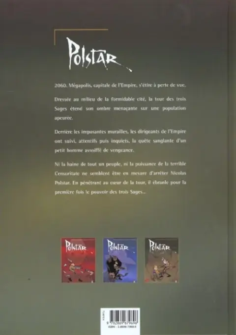 Verso de l'album Polstar Tome 3 L'Empire
