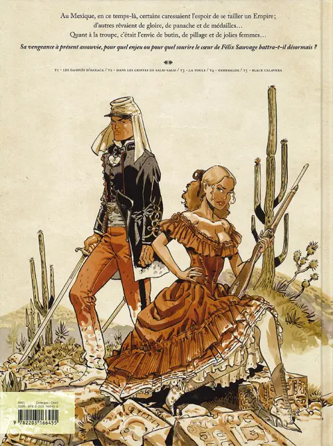 Verso de l'album Sauvage Tome 5 Black Calavera