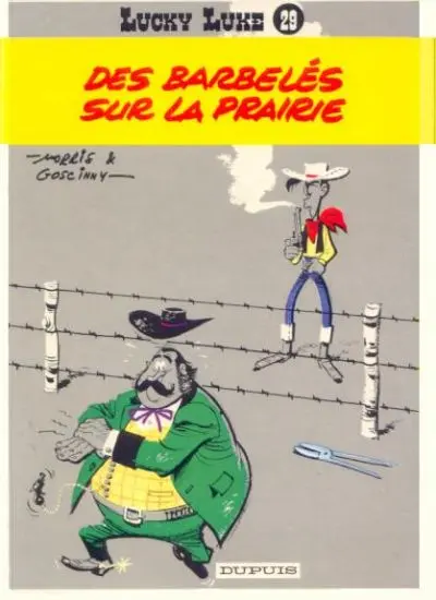 Couverture de l'album Lucky Luke Tome 29 Des barbelés sur la prairie