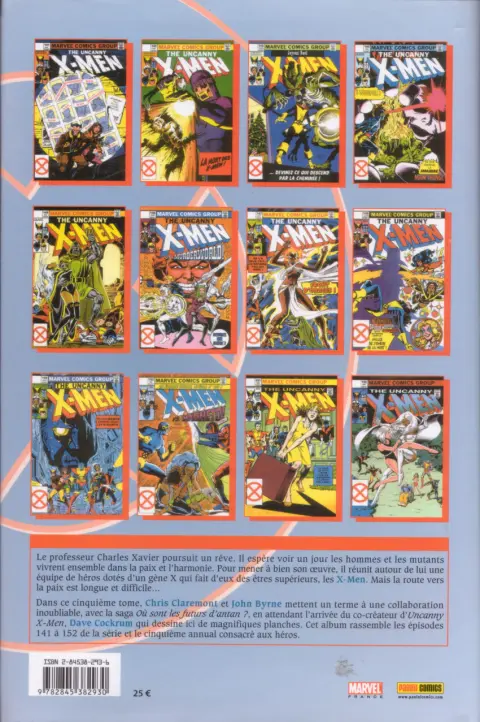 Verso de l'album X-Men L'intégrale Tome 5 1981