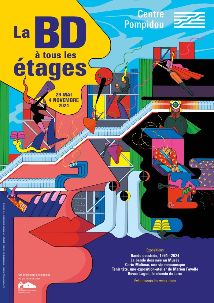 “La BD a tous les étages” (29 mai / 4 novembre @ Centre Georges Pompidou)