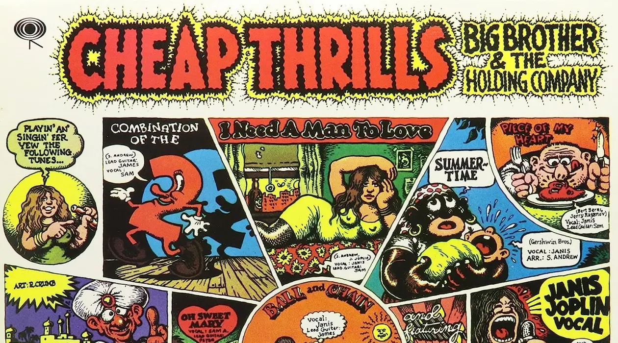 Cover Cheap Thrills - Big Brother Holding Company par Robert Crumb